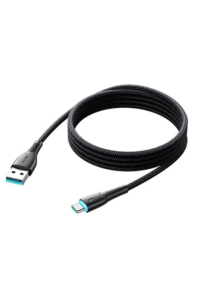 Joyroom Kabel przewód Starry Series USB-A - USB-C 3A 1m czarny