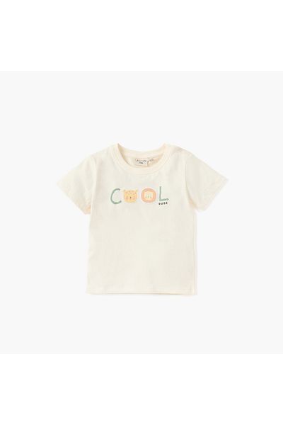 Juniors Applique Detail T-shirt and Dungarees Set