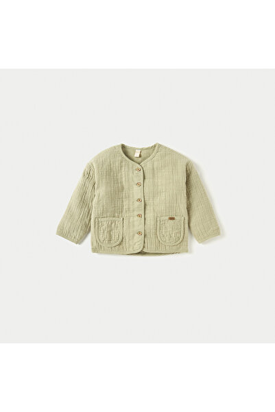 giggles Textured Button Through Shirt and Jogger Set