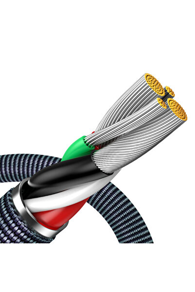 Baseus Kabel przewód do szybkiego ładowania i transferu danych USB Iphone Lightning 2.4A 1.2m czarny