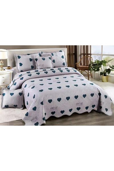 CHIRASO Fine Cotton Duvet Cover Set, Duvet Cover 230x250cm, 2 Pillowcases 60x80cm, 2 Pillowcases 55x55cm