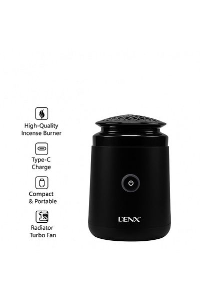 Denx مبخرة الإلكترونية - شحن Type-C ومروحة تبريد