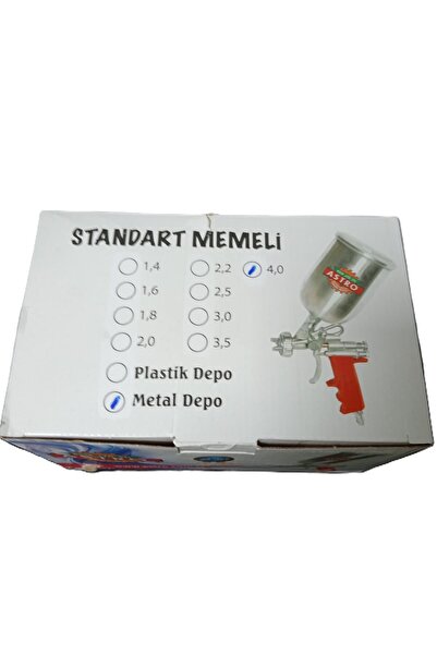 Astro 4 Numara Üstten Hazneli Metal Depolu Jelkot Tabancası