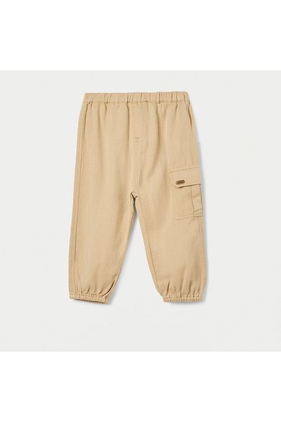 giggles Solid Pull-On Pants with Pockets and Elasticated Waistband