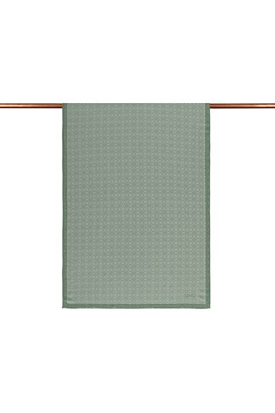 ipekevi Four Seasons Mint Green Monogram Shawl