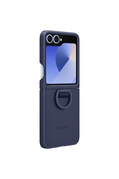 Samsung Carcasă din silicon pentru Galaxy Flip6, bleumarin