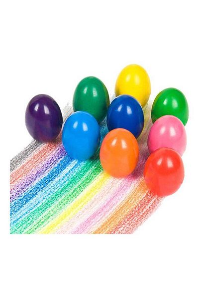 fun zone MissTiara 9-Piece Solid Egg Shape Crayons