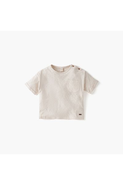 giggles Textured T-shirt and Shorts Set