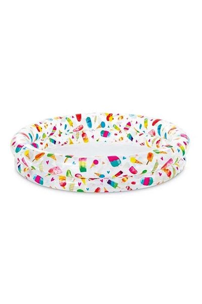 Welora Inflatable children's pool, Intex, Model Frozen, Ø1.22m x 0.25cm, white-multicolor