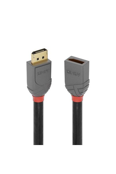 Inna marka Przedłużacz DisplayPort 1.4 2m Lindy Anthra Line 8Y9C3AA#ABB, 36497