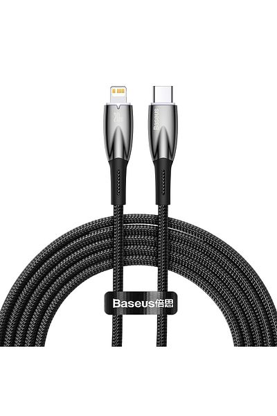 Baseus Kabel przewód do szybkiego ładowania iPhone USB-C - Lightning 480Mb/s PD 20W 2m czarny