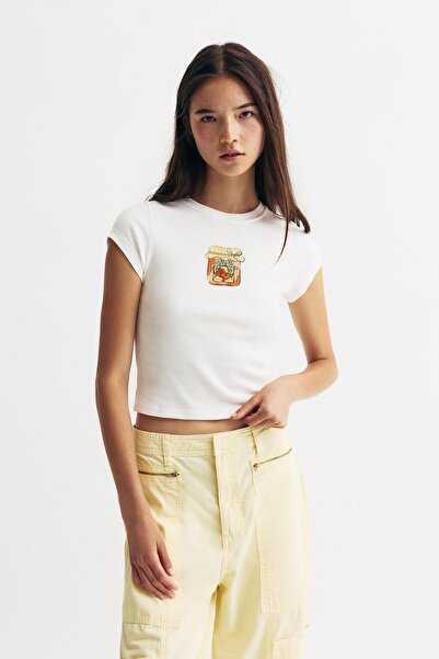 Pull & Bear Reçel temalı tişört