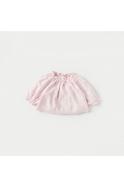 ELIGO Embroidered Top and Shorts Set