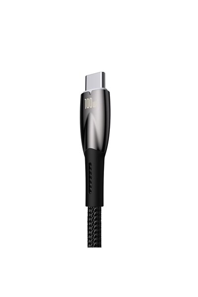 Baseus Kabel przewód do szybkiego ładowania Glimmer USB-A - USB-C 2m - czarny