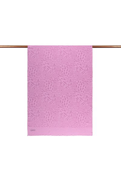 ipekevi Four Seasons Candy Pink Vahra Patterned Shawl