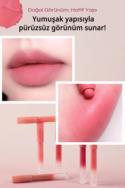 PERIPERA Lightweight Pen Lipstick Slip on My Lip with One Touch Smooth Application (M03 Do What Love)