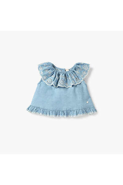 giggles طقم شيفلي من بلوزة وبنطال بتصميم منقوش