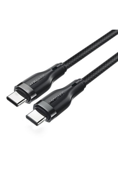Acefast Cablu flexibil împletit USB-C - USB-C 60W 3A 1.2m - negru