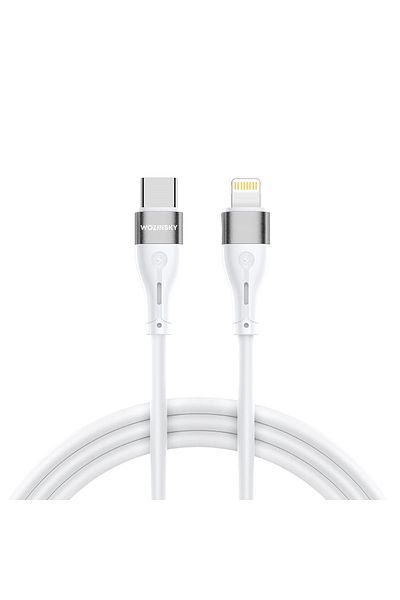 WOZINSKY Kabel przewód do iPhone USB-C - Lightning PD 27W 2m biały