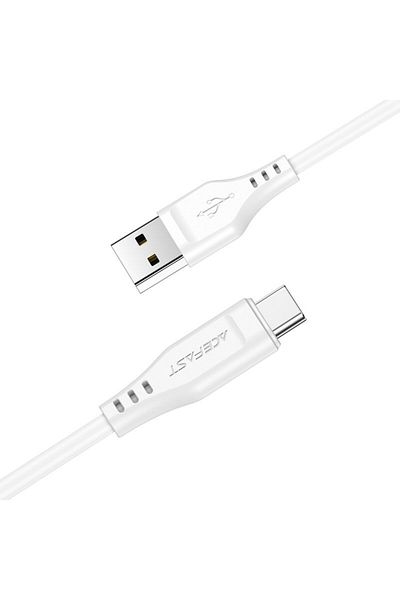 Acefast Kabel przewód do telefonu USB - USB-C 3A 1.2m biały