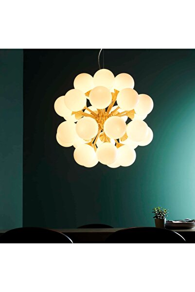 RONİSU AYDINLATMA Sienna Camlı Sarkıt Avize RA-AVZ- 4873-50-96