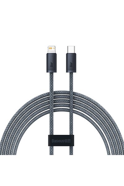 Baseus Kabel przewód do iPhone USB-C - Lightning Power Delivery 20W 2m - szary