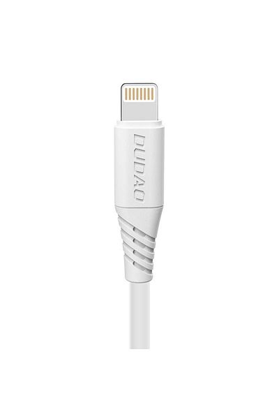 DUDAO Cablu USB pentru iPhone - Lightning 5A 1m alb