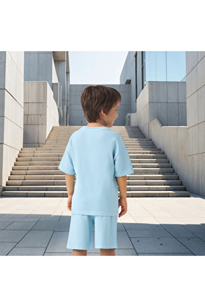 Juniors Solid T-shirt and Shorts Set