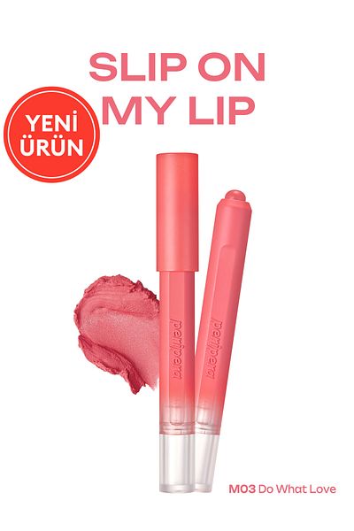 PERIPERA Lightweight Pen Lipstick Slip on My Lip with One Touch Smooth Application (M03 Do What Love)