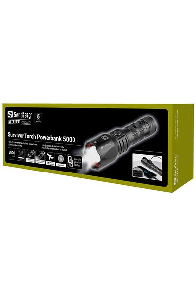 Sandberg Super-latarka Powerbank 5000