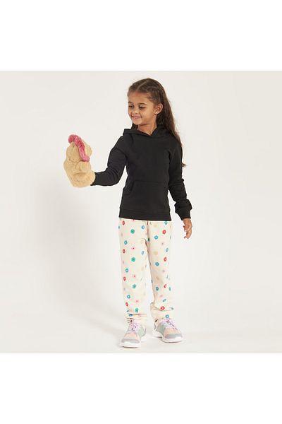 Juniors Solid Sweatshirt with Hood and Pockets