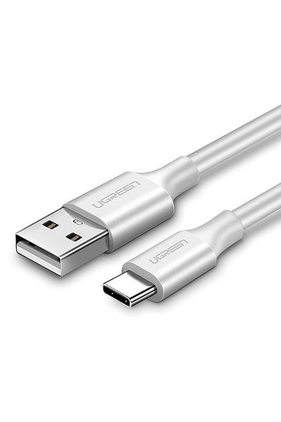 Ugreen Kabel przewód USB-A - USB-C 3A QC 3.0 AFC FCP 1m - biały