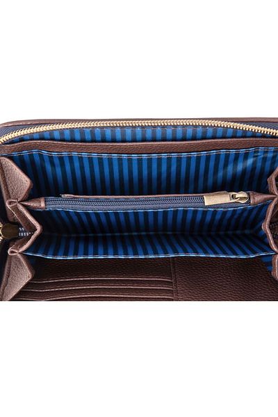 Pip Studio Willow Wallet, Pip Studio, Dark Blue, 18x3x11 cm, Flores Felices collection