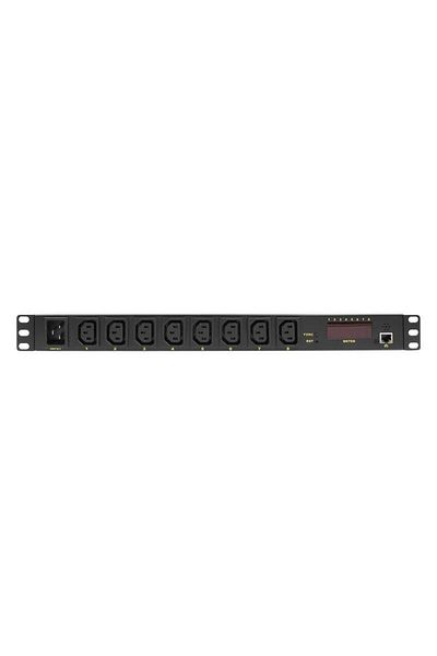 Inna marka Prelungitor de prize LogiLink PDU8P01 cu 8 prize CA, 1U, Negru, PDU8P01
