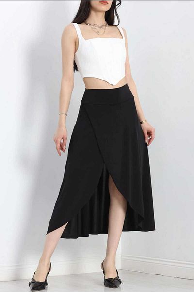 IŞILDA FASHION Women's Long Skirt with Shorts