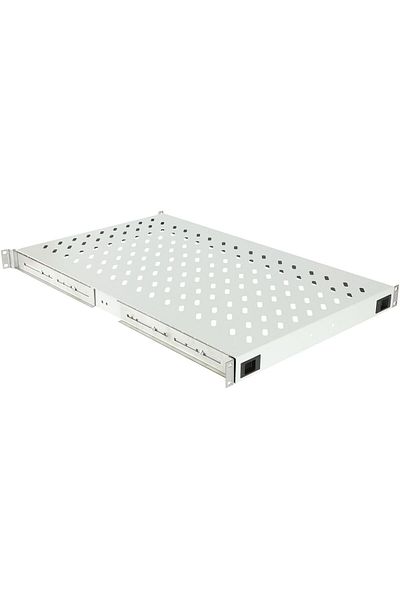 Inna marka Lanview Półka stacjonarna typu D=1000 do szafy serwerowej, biała, RAS420WH