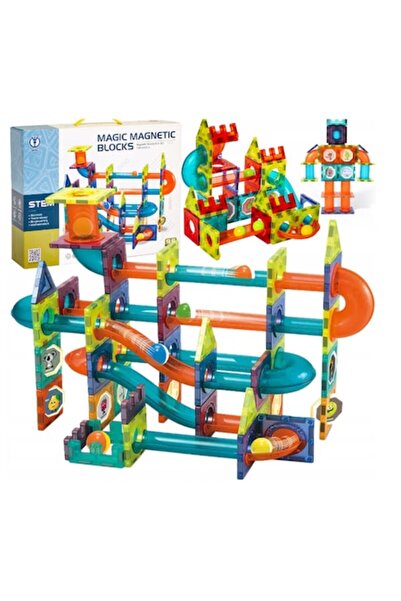 Glow Goods Set Magnetic Construction Educational and Creative for Children, Glow Goods, 96 Pieces, Multicolor