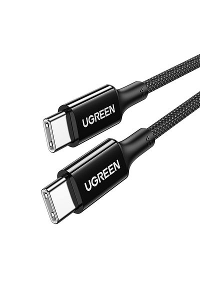 Ugreen Kabel przewód USB-C w oplocie PD 100W 5A 480Mb/s 1m czarny