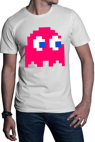 OEM Men's T-shirt Pac Man Atari Console Gameplay Enemy Games