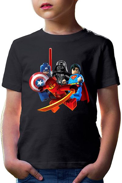 OEM Tricou copii Heroes Group Superman Darth Vader Captain America