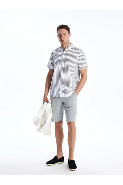 LC Waikiki Southblue Gray Standard Fit Men's Shorts