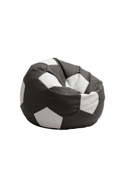 Pufrelax Fotoliu Minge Telstar XL, Material Piele ecologica - Dark Grey