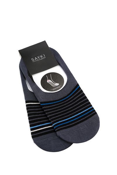 Hatemoğlu Black - Black 1 2-Piece Striped Ballerina Socks Set