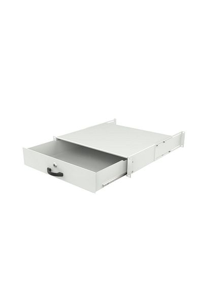 Inna marka Tastatură Lanview 2U 19", universală, sertar cu încuietoare, albă, RAD105WH