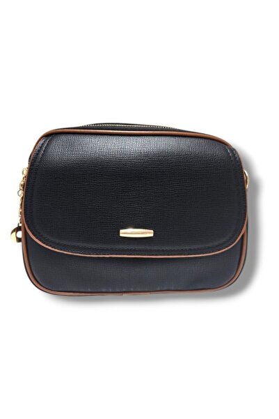 Cakgo 318-25 Δερμάτινη γυναικεία τσάντα με 3 θήκες και χιαστί ιμάντα ώμου