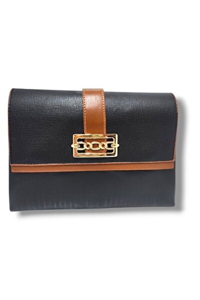 Cakgo 310-25 Τετράγωνη δερμάτινη τσάντα με στάμπα, 5 θέσεων, με ιμάντα ώμου, ...