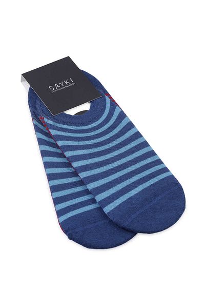 Hatemoğlu Red Patterned Cotton Double Ballerina Socks