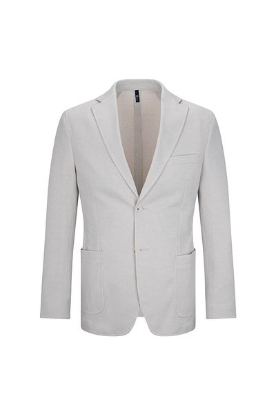 Hatemoğlu Stone Comfort Fit Mono Collar Classic Jacket