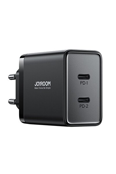 Joyroom Incarcator Priza 2x Type-C, Fast Charging, 40W - (JR-TCF09) - Negru