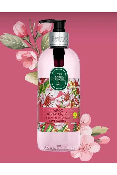 Eyüp Sabri Tuncer Eyüp Sabri̇ Tuncer Japanese Cherry Flower Series, Lotion, Liquid Soap, Cream and Foam Soap